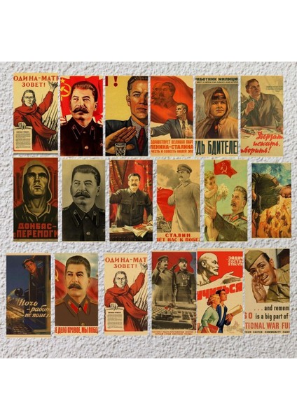 Sscb Cccp Rus Stalin Portre Poster