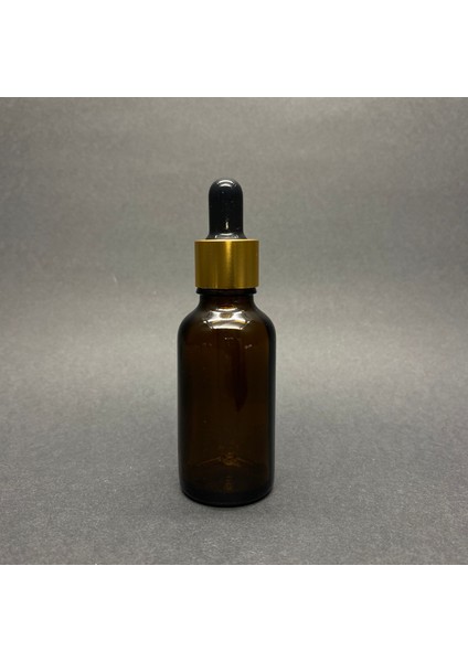 30 ml Amber Cam Damlalıklı Şişe , Gold Metalik Kapak , 30 cc Kahverengi Cam Damlalıklı Şişe x 6 Adet fiyatları