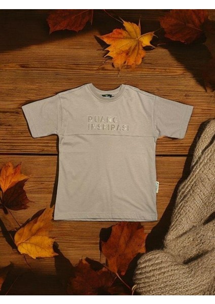 Erkek Çocuk Ruang Kabartmalı Basic Pamuklu Tshirt