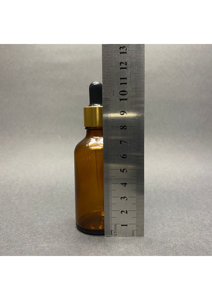 50 ml Amber Cam Damlalıklı Şişe , Gold Metalik Kapak , 50 cc Kahverengi Cam Damlalıklı Şişe x 6 Adet modelleri