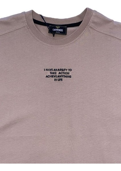 Erkek Çocuk Pamuklu I Have An Kabartma Yazılı Tshirt modelleri