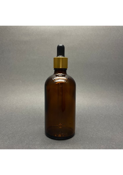 100 ml Amber Cam Damlalıklı Şişe , Gold Metalik Kapak , 100 cc Kahverengi Cam Damlalıklı Şişe x 6 Adet fiyatları