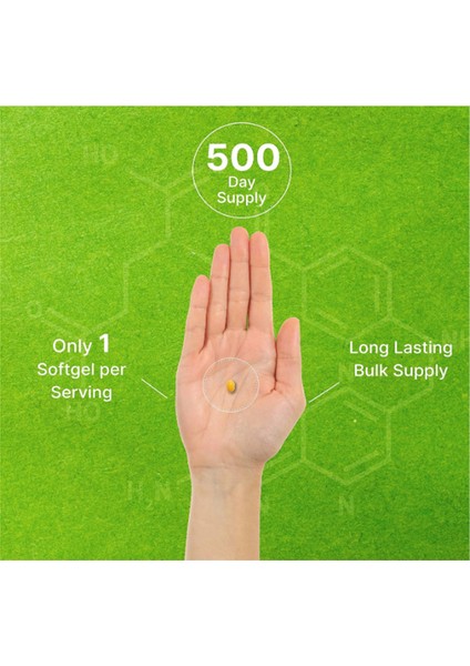 Folic Acid 1000 Mcg (1 Mg) 500 Coconut Oil Softgels Bioavailable Prenatal (Vitamin B9) Usa Menşei 3644 indirimleri