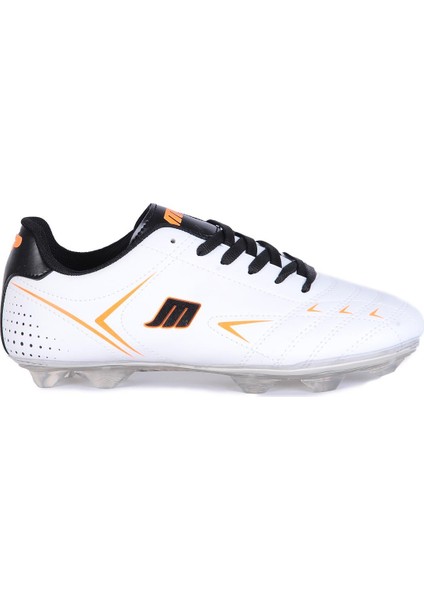 242-2103 Beyaz Krampon Çim Erkek Futbol Ayakkabı