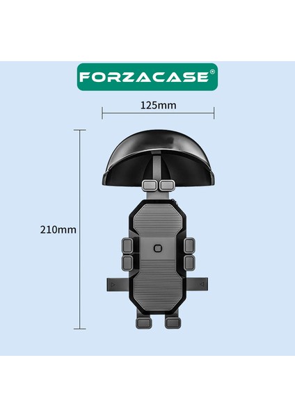 Şapkalı Bisiklet Motosiklet Scooter Gidon Montajlı Telefon Tutucu - FC667