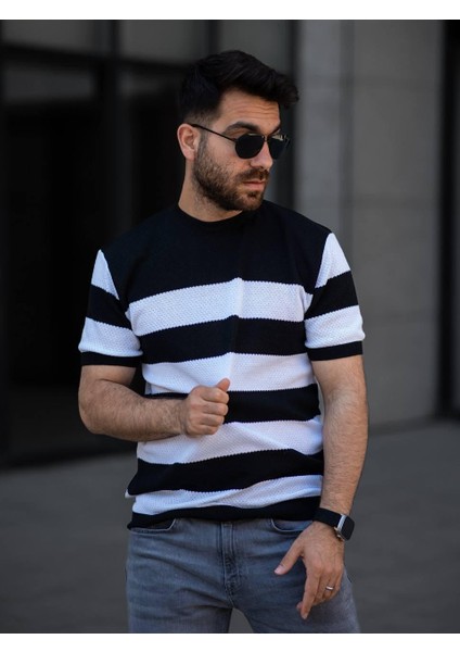 Çizgili Triko Üst modelleri