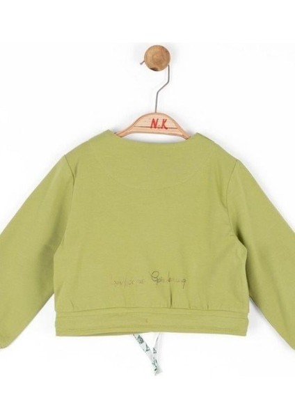 Kız Bebek Pamuklu Belden Büzgülü Düğmeli Hırka indirimleri