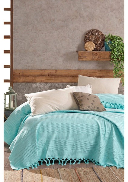 Bağlamalı Pike Çift Kişilik 220X240 Ocean-Mint