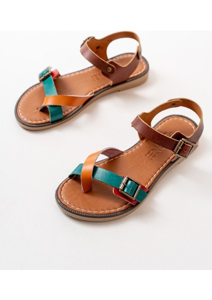 205-091 Multi Ortopedik Deri Kadın Sandalet fırsatları