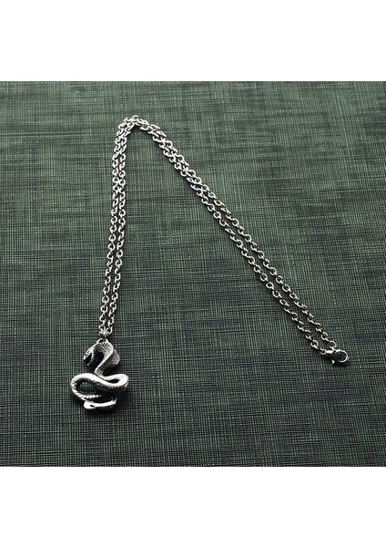 Mythical Angry Kobra Yılan Erkek Kolye Takı Aksesuar K24 T5 fiyatları