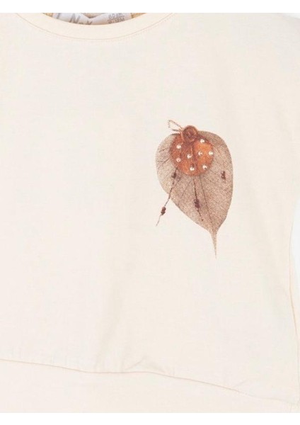 Kız Bebek Kolları Fırfırlı T-Shirt