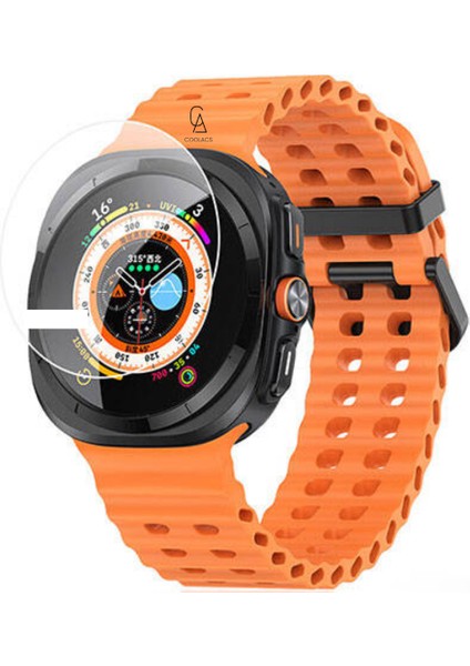 Samsung Galaxy Watch Ultra 47MM Uyumlu Ekranı Tam Kaplayan Akıllı Saat Ekran Koruyucu Pet indirimleri