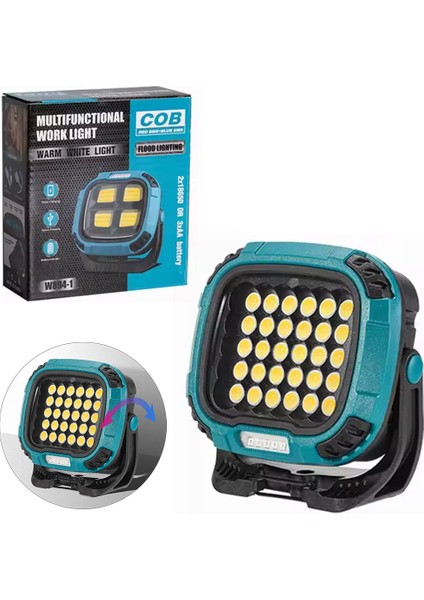 Powermaster Çalışma Lambası Şarjlı 30 Ledli Powerbank Özellikli Kamp Lambası Aydınlatma Işıldak 3 Modlu