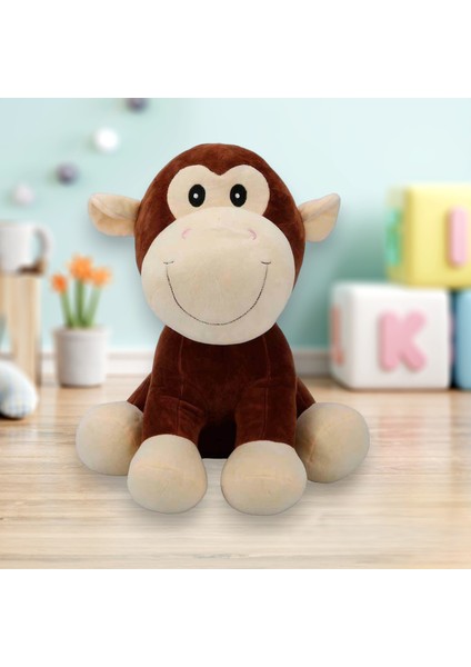 Puffy Friends Monkey Sevimli Oyun ve Uyku Arkadaşım Maymun 35 x 30 cm