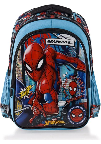 Frocx Lisanslı Spiderman Due Meanwhile Erkek Çocuk Ilkokul Çantası 32X40X14CM