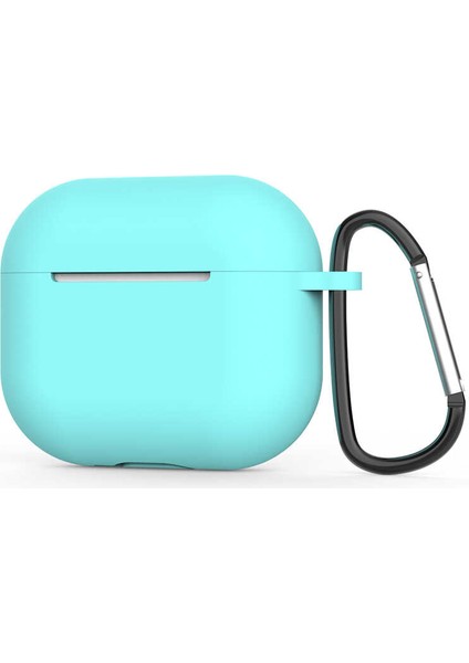 Air Pods 3. Nesil Zore Standart Silikon Kılıf-Mavi Açık