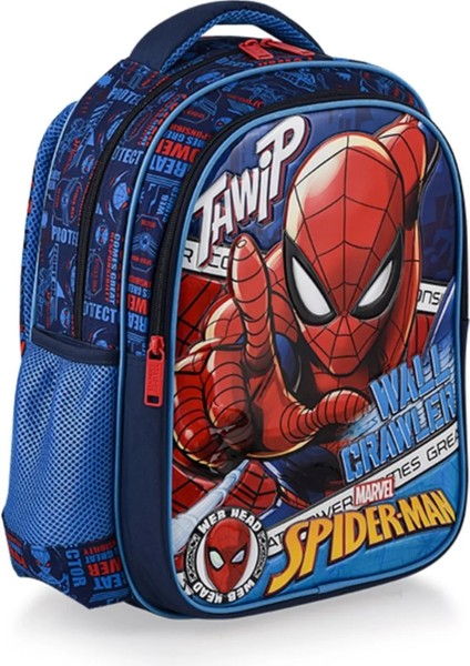 Frocx Lisanslı Spiderman Wall Crawler W2 Otto Erkek Çocuk Ilkokul Çantası 33X41X15CM