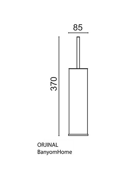 Paslanmaz Çelik Tuvalet Fırçası Klozet Fırçası Beyaz modelleri