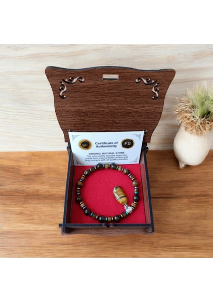 Kaplan Gözü Taşı Doğal Taş Bileklik Özel Komple Doğal Taş Bileklik Damla Taş Model fırsatları