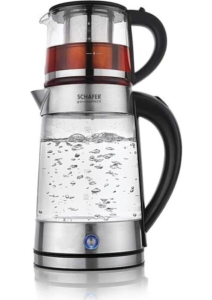 Cam Çaycı ve 1000 ml French Press