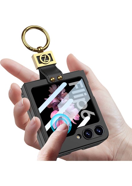 Samsung Galaxy Z Flip 6 Kılıf Renkli Mat Sert Yüzüklü Kipta Kapak fiyatları