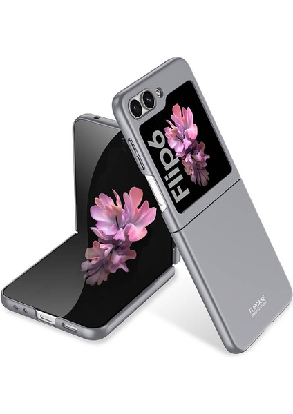Samsung Galaxy Z Flip 6 Kılıf Renkli Mat Sert Kipta Kapak