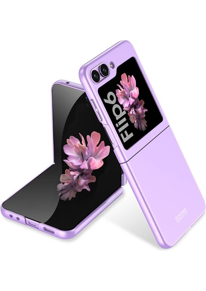 Samsung Galaxy Z Flip 6 Kılıf Renkli Mat Sert Kipta Kapak
