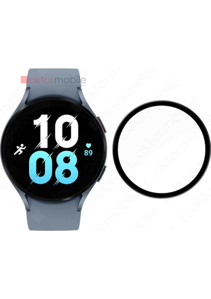 Samsung Galaxy Watch 7 44 mm Uyumlu Ekran Koruyucu 3D Tam Kapatan Kavisli Ppma Nano Cam Tam Uyumlu modelleri