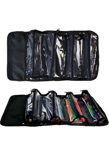 4 Bölümlü Kalem Çantası Kalemlik Kalem Kutusu Kediler fırsatları