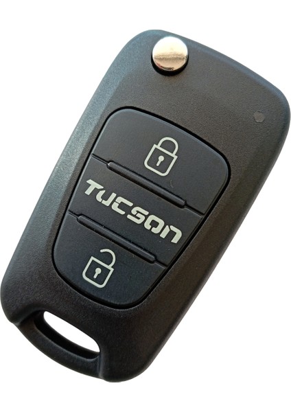 Hyundai Tucson IX35 Uyumlu Anahtar Kumanda Kabı Oto Anahtarlık Vidalı Logolu