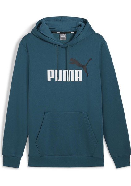 58676408 Ess+ 2 Col Big Logo Erkek Sweatshirt