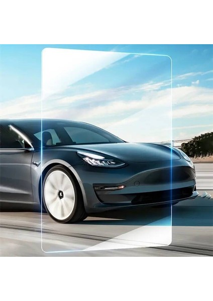 Zenith Works Tesla Model Y Araç Multimedya Temperli Cam Ekran Koruyucu