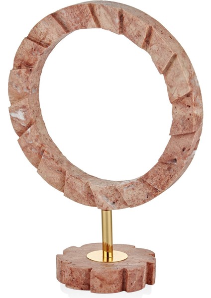 Evza Kırmızı Traverten Rüzgar Dekor 12*25*35 cm fiyatları