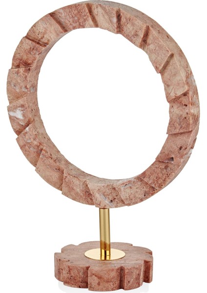 Evza Kırmızı Traverten Rüzgar Dekor 12*25*35 cm fırsatları