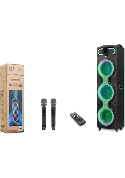 Hadron GD3126 Bluetooth Speaker 120W 3X10" 390*350*1500MM