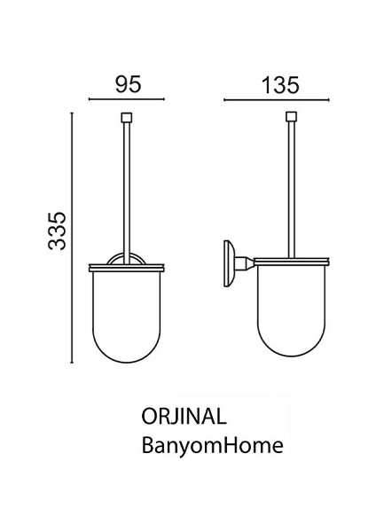 Paslanmaz Pirinç Güz Montajlı Tuvalet Fırçası Klozet Fırçası 70-046 fiyatları