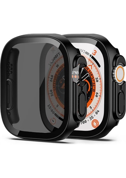 Apple Watch Ultra 49MM Sert Pc Kasa ve Privacy Ekran Koruyucu Watch Gard 23