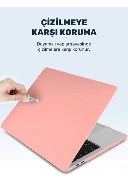 Macbook Air 13.6 M2 2022 Uyumlu Kapak Kılıf 360 Derece Tam Koruma A2681