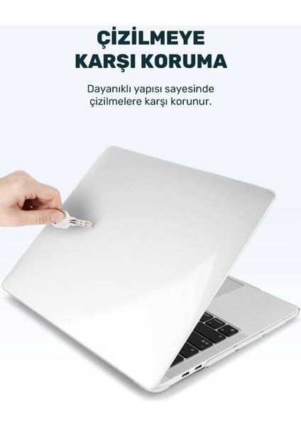 Macbook Air 13.6 M2 2022 Uyumlu Kapak Kılıf 360 Derece Tam Koruma A2681