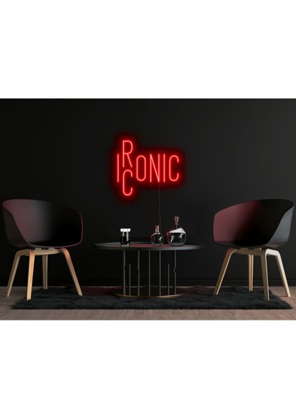 Ironıc Iconıc Yazılı Neon Tabela