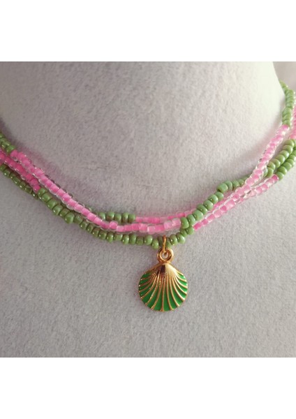 Pembe Yeşil Kolye