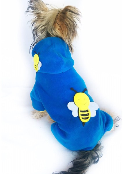 Navy Bee Duo Köpek Tulumu Köpek Kıyafeti