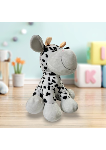 Puffy Friends Cow Sevimli Oyun ve Uyku Arkadaşım Inek 35 x 30 cm