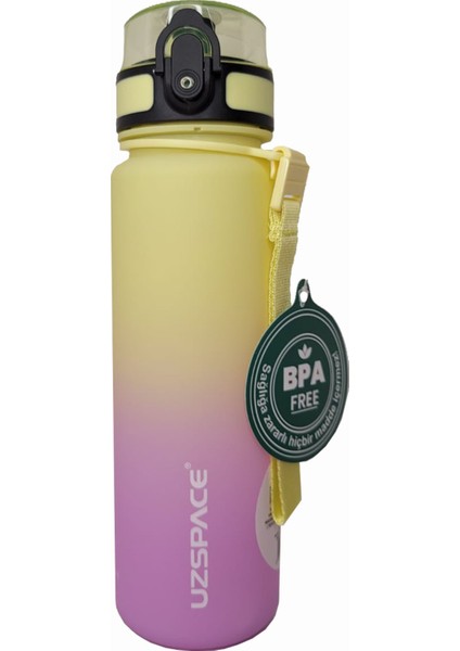 Tritan Su Matarası 500ML VGN3026 Yellow -Violet