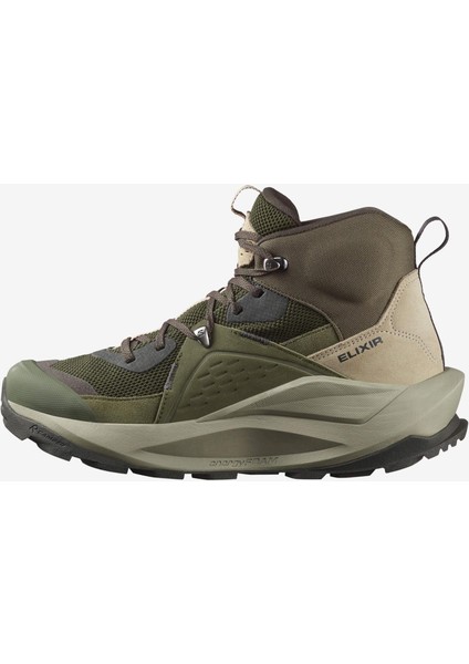 Elixir Mid Gore-Tex Erkek Outdoor Botu - Haki Yeşil