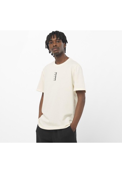 Ultra Logo Flag Erkek Tişört - Bej