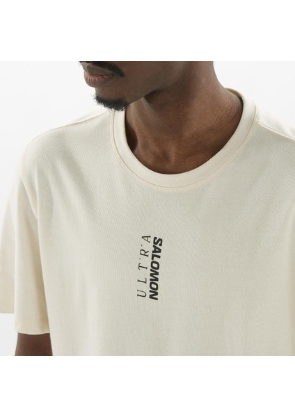 Ultra Logo Flag Erkek Tişört - Bej modelleri