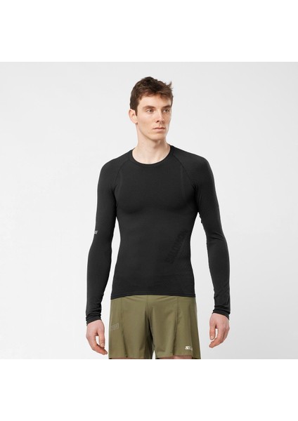 S/lab Ultra Ls Unisex Koşu Tişört - Siyah