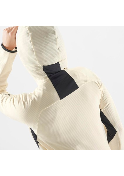 Essential Lightwarm Kadın Kapüşonlu Polar - Bej modelleri