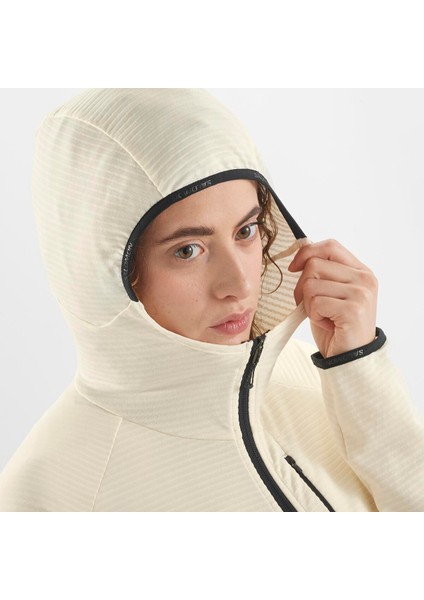 Essential Lightwarm Kadın Kapüşonlu Polar - Bej indirimleri